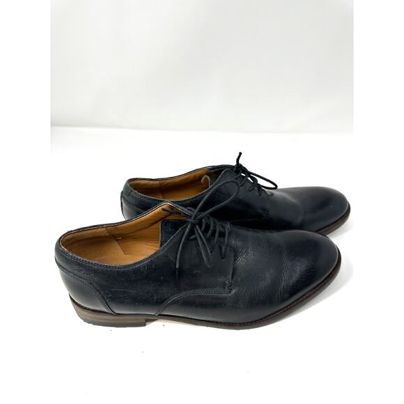Clarks 1825 Plus* | New | Men’s 10.5 Black Leather Oxford Dress Shoes Derby - Picture 5 of 9